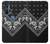 S3363 Bandana Black Pattern Case Cover Custodia per Motorola Edge+