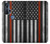 S3472 Firefighter Thin Red Line Flag Case Cover Custodia per Motorola Edge+