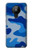 S2958 Army Blue Camo Camouflage Case Cover Custodia per Nokia 5.3