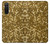 S3388 Gold Glitter Graphic Print Case Cover Custodia per Sony Xperia 5 II