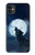 S3693 Grim White Wolf Full Moon Case Cover Custodia per iPhone 11