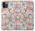 S3688 Floral Flower Art Pattern Case Cover Custodia per iPhone 11 Pro