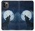 S3693 Grim White Wolf Full Moon Case Cover Custodia per iPhone 11 Pro