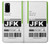 S3664 Airline Travel Luggage Label Case Cover Custodia per Samsung Galaxy S20