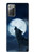 S3693 Grim White Wolf Full Moon Case Cover Custodia per Samsung Galaxy Note 20
