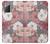 S3716 Rose Floral Pattern Case Cover Custodia per Samsung Galaxy Note 20