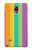 S3678 Colorful Rainbow Vertical Case Cover Custodia per Samsung Galaxy Note 4