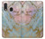 S3717 Rose Gold Blue Pastel Marble Graphic Printed Case Cover Custodia per Samsung Galaxy A20e