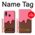 S3754 Strawberry Ice Cream Cone Case Cover Custodia per Samsung Galaxy A40