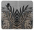 S3692 Gray Black Palm Leaves Case Cover Custodia per Samsung Galaxy J7 (2018), J7 Aero, J7 Top, J7 Aura, J7 Crown, J7 Refine, J7 Eon, J7 V 2nd Gen, J7 Star