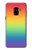 S3698 LGBT Gradient Pride Flag Case Cover Custodia per Samsung Galaxy A8 (2018)