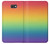 S3698 LGBT Gradient Pride Flag Case Cover Custodia per Samsung Galaxy J7 Prime (SM-G610F)