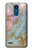 S3717 Rose Gold Blue Pastel Marble Graphic Printed Case Cover Custodia per LG K8 (2018)