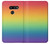 S3698 LGBT Gradient Pride Flag Case Cover Custodia per LG G8 ThinQ