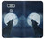 S3693 Grim White Wolf Full Moon Case Cover Custodia per LG G6