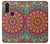 S3694 Hippie Art Pattern Case Cover Custodia per Motorola One Action (Moto P40 Power)