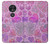 S3710 Pink Love Heart Case Cover Custodia per Motorola Moto G7 Play