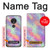 S3706 Pastel Rainbow Galaxy Pink Sky Case Cover Custodia per Motorola Moto G7 Power
