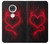 S3682 Devil Heart Case Cover Custodia per Motorola Moto G7, Moto G7 Plus