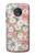 S3688 Floral Flower Art Pattern Case Cover Custodia per Motorola Moto G6