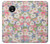 S3688 Floral Flower Art Pattern Case Cover Custodia per Motorola Moto G6