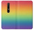 S3698 LGBT Gradient Pride Flag Case Cover Custodia per Nokia 6.1, Nokia 6 2018