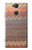 S3752 Zigzag Fabric Pattern Graphic Printed Case Cover Custodia per Sony Xperia XA2