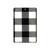 S2842 Black and White Buffalo Check Pattern Case Cover Custodia per iPad mini 4, iPad mini 5, iPad mini 5 (2019)