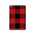 S2931 Red Buffalo Check Pattern Case Cover Custodia per iPad mini 4, iPad mini 5, iPad mini 5 (2019)