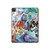 S0588 Wall Graffiti Case Cover Custodia per iPad Pro 11 (2021,2020,2018, 3rd, 2nd, 1st)