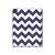 S2345 Navy Blue Shavron Zig Zag Pattern Case Cover Custodia per iPad Pro 11 (2021,2020,2018, 3rd, 2nd, 1st)