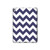 S2345 Navy Blue Shavron Zig Zag Pattern Case Cover Custodia per iPad Pro 12.9 (2015,2017)