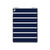 S2767 Navy White Striped Case Cover Custodia per iPad Air 2, iPad 9.7 (2017,2018), iPad 6, iPad 5