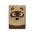 S2825 Cute Cartoon Raccoon Case Cover Custodia per iPad Air 2, iPad 9.7 (2017,2018), iPad 6, iPad 5