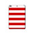 S2364 Red and White Striped Case Cover Custodia per iPad Pro 10.5, iPad Air (2019, 3rd)