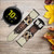 CA0046 Coffee Owl Cinturino in pelle e silicone Smartwatch per Samsung Galaxy Watch, Gear, Active