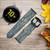 CA0072 Thai Art Cinturino in pelle e silicone Smartwatch per Samsung Galaxy Watch, Gear, Active