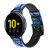 CA0085 DNA Cinturino in pelle e silicone Smartwatch per Samsung Galaxy Watch, Gear, Active