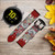 CA0231 Yakuza Dragon Tattoo Cinturino in pelle e silicone Smartwatch per Samsung Galaxy Watch, Gear, Active