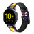 CA0251 Billiard Pool Ball Cinturino in pelle e silicone Smartwatch per Samsung Galaxy Watch, Gear, Active