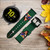 CA0252 Billiard Pool Cinturino in pelle e silicone Smartwatch per Samsung Galaxy Watch, Gear, Active