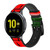 CA0304 Watermelon Cinturino in pelle e silicone Smartwatch per Samsung Galaxy Watch, Gear, Active