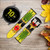 CA0322 Funny Pineapple Sunglasses Kiss Cinturino in pelle e silicone Smartwatch per Samsung Galaxy Watch, Gear, Active