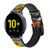 CA0516 Claude Monet Bouquet of Sunflowers Cinturino in pelle e silicone Smartwatch per Samsung Galaxy Watch, Gear, Active