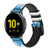 CA0553 Vintage Daisy Lady Bug Cinturino in pelle e silicone Smartwatch per Samsung Galaxy Watch, Gear, Active