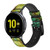 CA0562 Lizard Skin Graphic Printed Cinturino in pelle e silicone Smartwatch per Samsung Galaxy Watch, Gear, Active