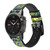 CA0019 Van Gogh Irises Cinturino in pelle e silicone Smartwatch per Garmin Smartwatch