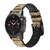 CA0047 Dinosaur Fossil Cinturino in pelle e silicone Smartwatch per Garmin Smartwatch