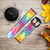 CA0195 Tie Dye Colorful Graphic Printed Cinturino in pelle e silicone Smartwatch per Garmin Smartwatch