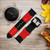 CA0203 Ladybugs Dot Pattern Cinturino in pelle e silicone Smartwatch per Garmin Smartwatch